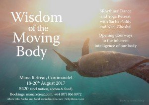Wisdom of the Moving Body , 5Rhythms and Yoga with Sacha Paddy and Neal Ghoshal