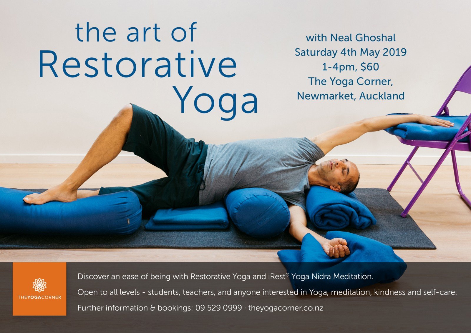 Mar 1, Restorative Yoga and Yoga Nidra